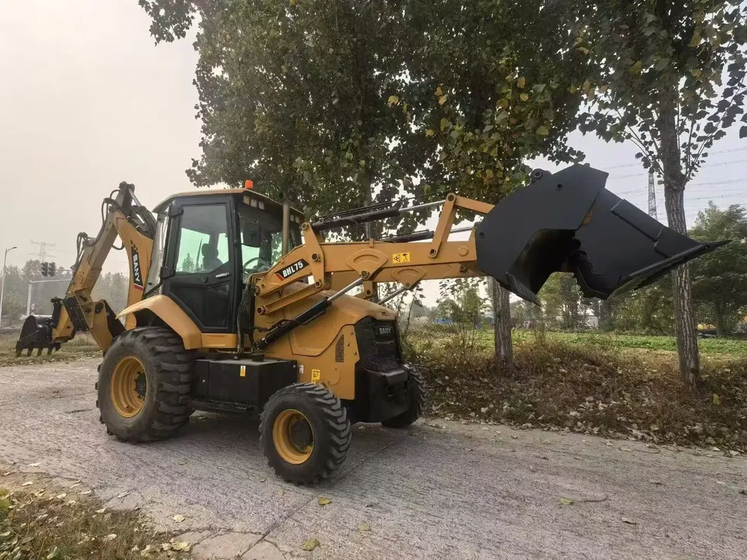 2022 Second-Hand Sany Bhl 95 Wheeled Excavator Loader 9 Ton Backhoe Loader
