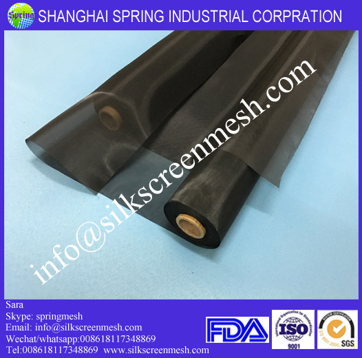 72T polyester black filter mesh/bolting cloth/filter fabric/black woven mesh