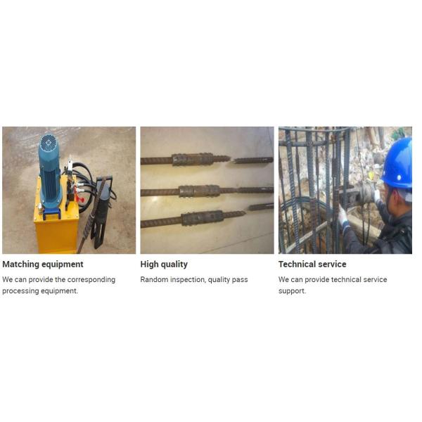 Screwless Cold Extrusion Rebar Forging Machine , Rebar Coupler Threading Machine