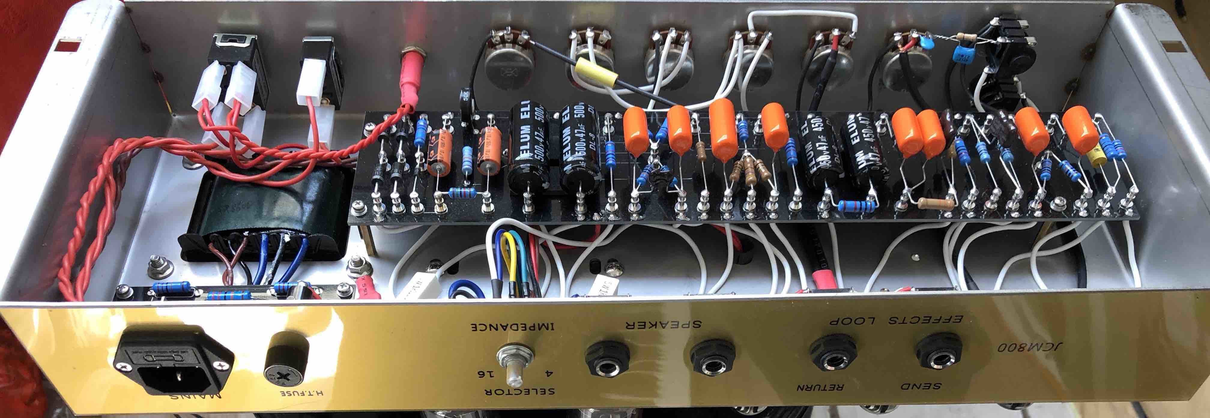Custom Grand Amplifier Plexi1987 1959 Clean Tone High Gain Handmade Valve Guitar Amp Head EC83*3 EL34*2 Tubes with loop