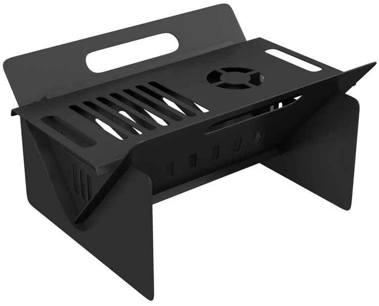 Quick Assembly Coffee Table Firepit for Outdoor Backyard Patio Garden Bonfire Camping