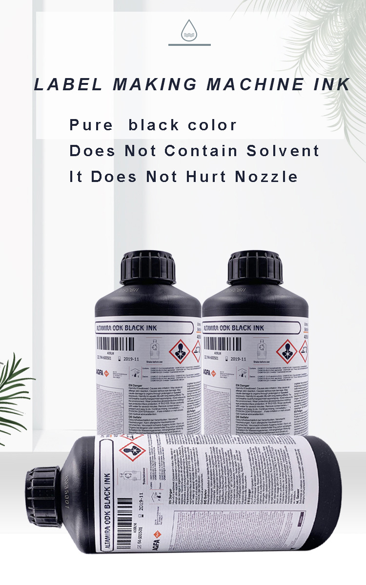 Labelling UV Inkjet Ink Solvent Based Printing Inks For Ricoh Konica Toshiba Printhead