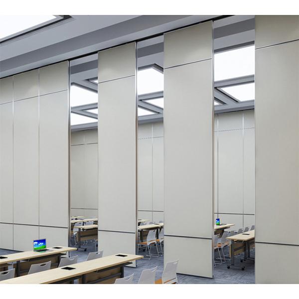 Aluminum Frame Operable Wall Panels Fabric Soundproof Movable Partition System