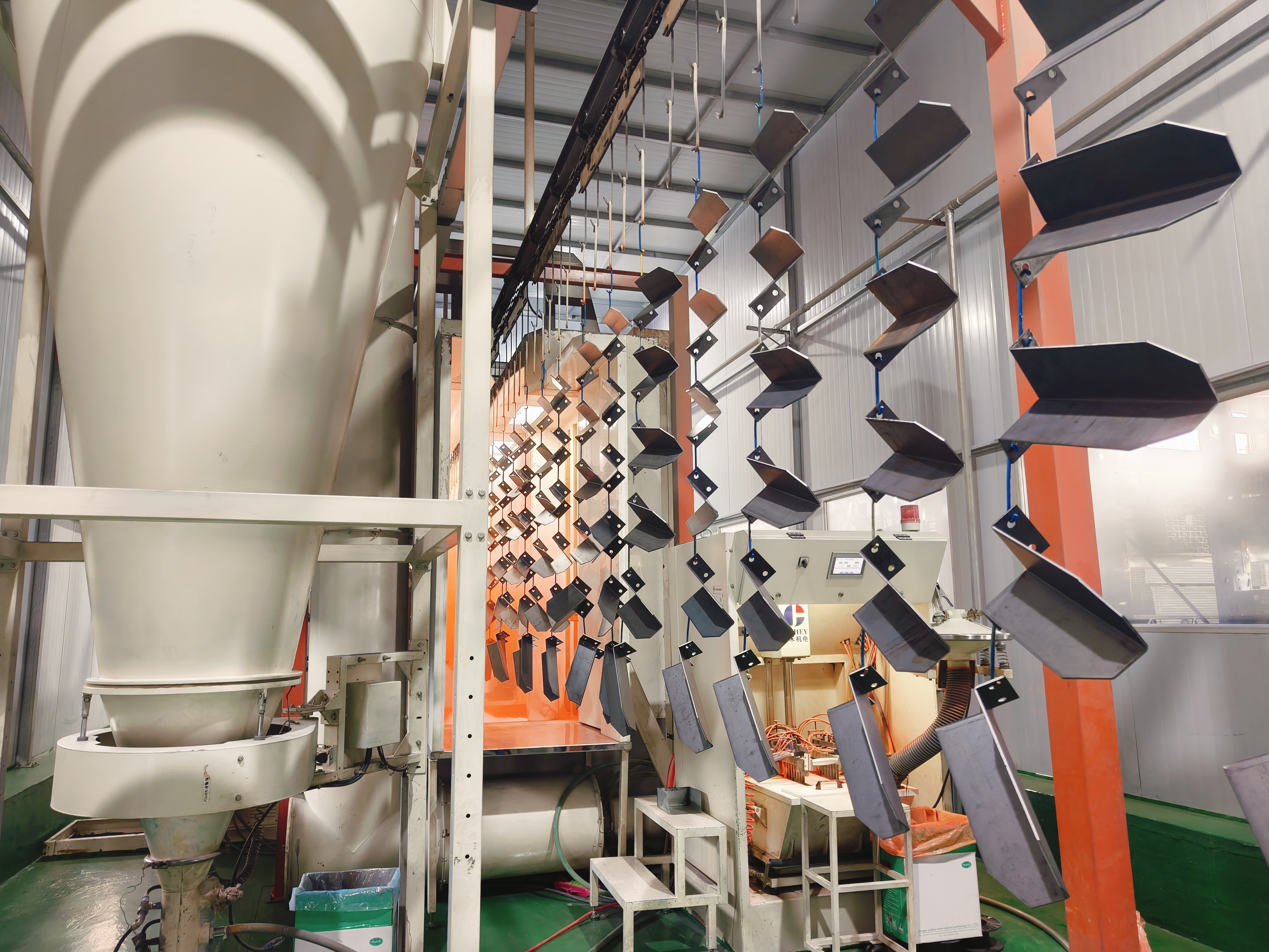 Industrial warehouse racking production facility
