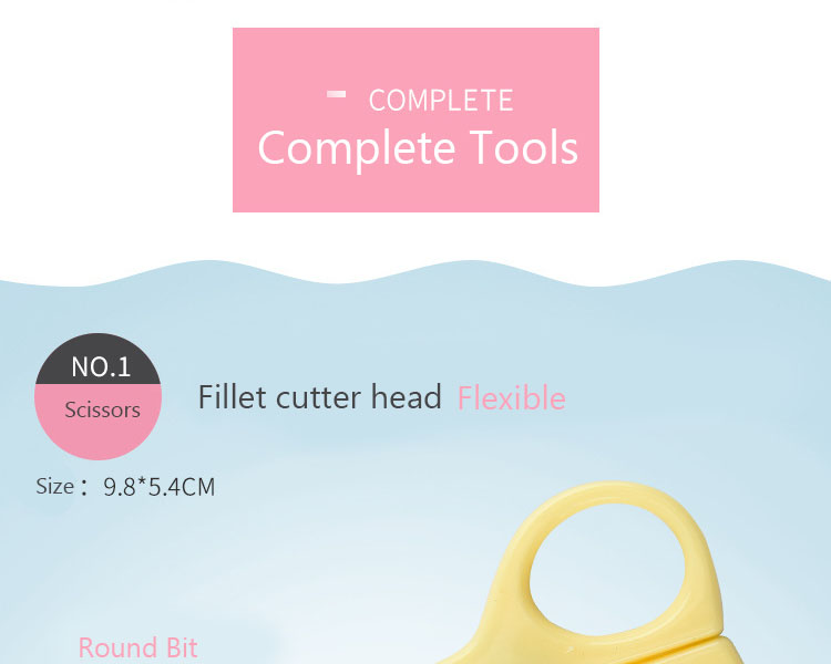 Wholesale Portable EVA Baby Care Kit For Newbron Nail Trimmer Hair Brush Thermometer Kit Baby Care Set