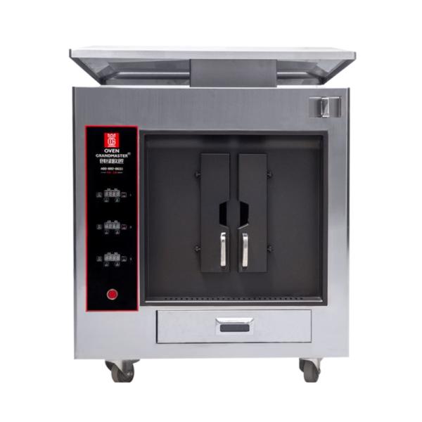 Easy to Operate Electric 2 Grids Fish Grill Machine