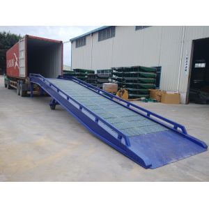 Quality Galvanized Steel Container Mobile Yard Ramp Portable Loading Ramps for sale