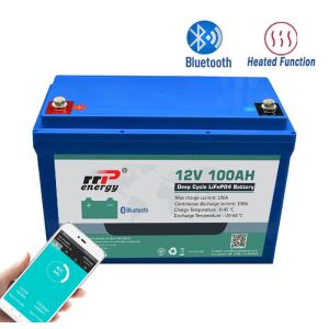 China Bluetooth CC-CV 12V 100Ah Lifepo4 Lithium Battery BMS on sale