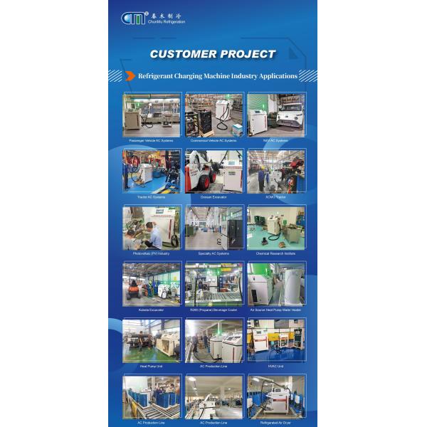 Refrigerant Charging Machine AC Refrigerant Gas Filling Machine With Easy Integration And 24/7 Stability
