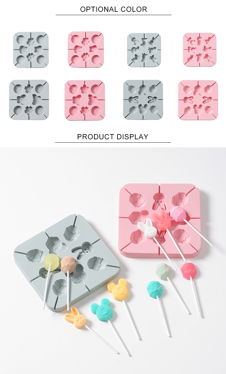 Customized Color Bpa Free 3D Silicone Ice Cube Trays