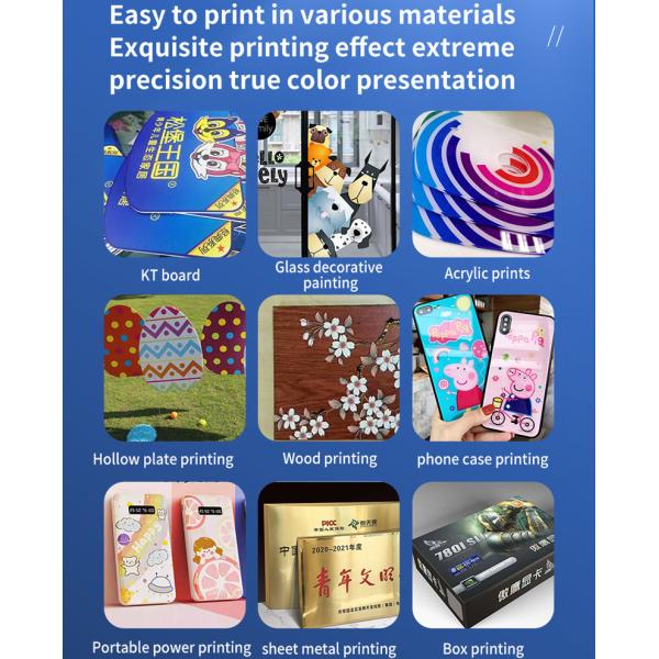 Personal UV Printer 5500W Small Size UV Flatbed Printer