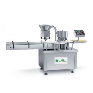 Rotary 80 BPM 2000kg Glass Bottle Filling Line