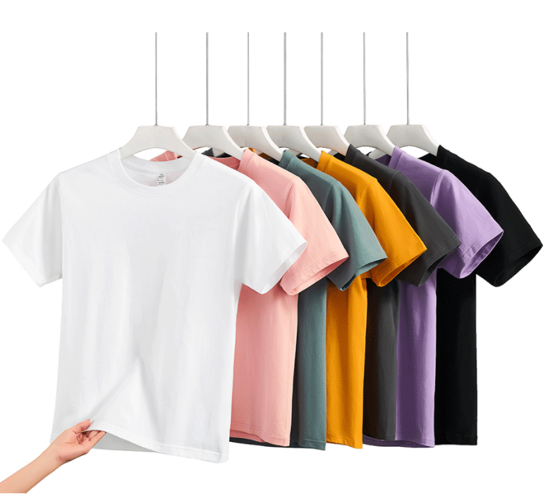 Custom Blank T Shirts XS-3XL 100% Cotton 220gsm Plus Size Men'S T-Shirts