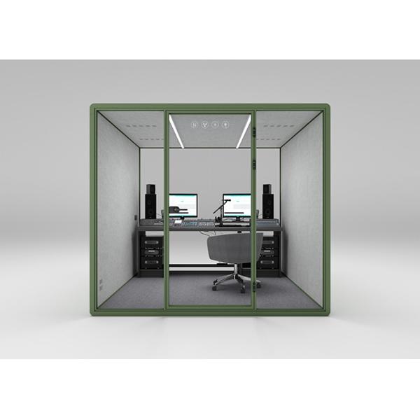 Intelligent Switch Ventilation Light Silent Office Pods Automatically Open Phone Booth Meeting Booth