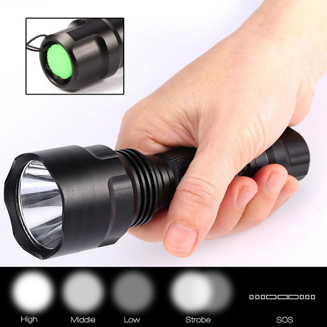 CREE XPE 5W Charging Torch Light Super Bright Rechargeable Dive Torch