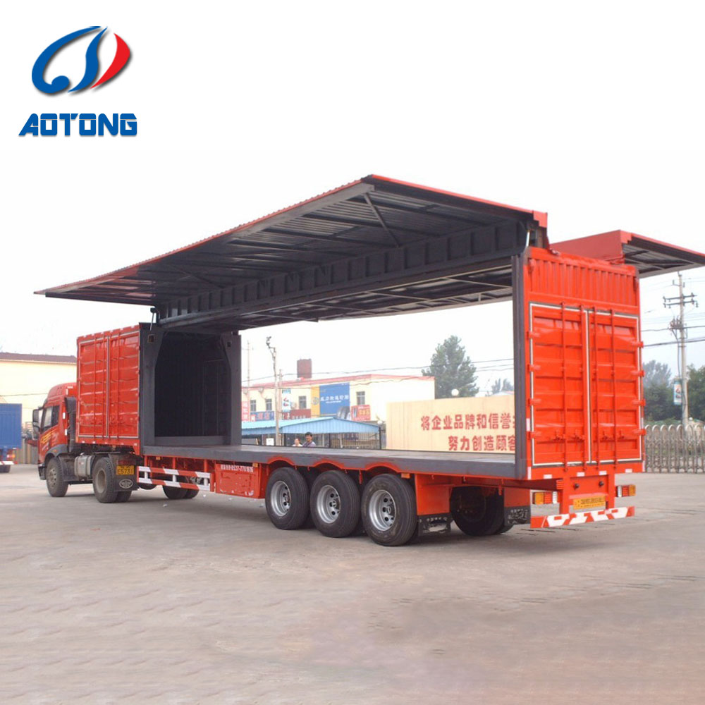Tri-Axle Cargo Van Semi Trailer with and Optional Side or Rear Door Manufactured
