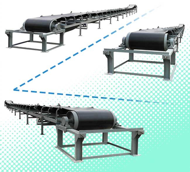 Driving Pulley Motorized Conveyor Belt High Wear Resistance Strong Adaptability