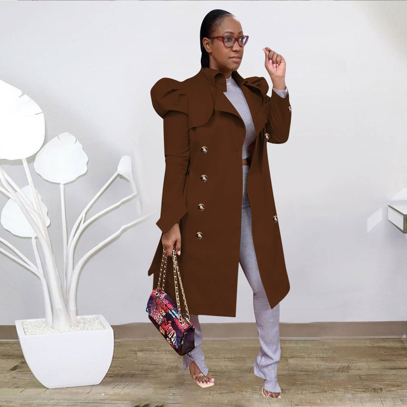2020 hot sale fashion women's long trench coat waterproof jacket high quality jackets and coats