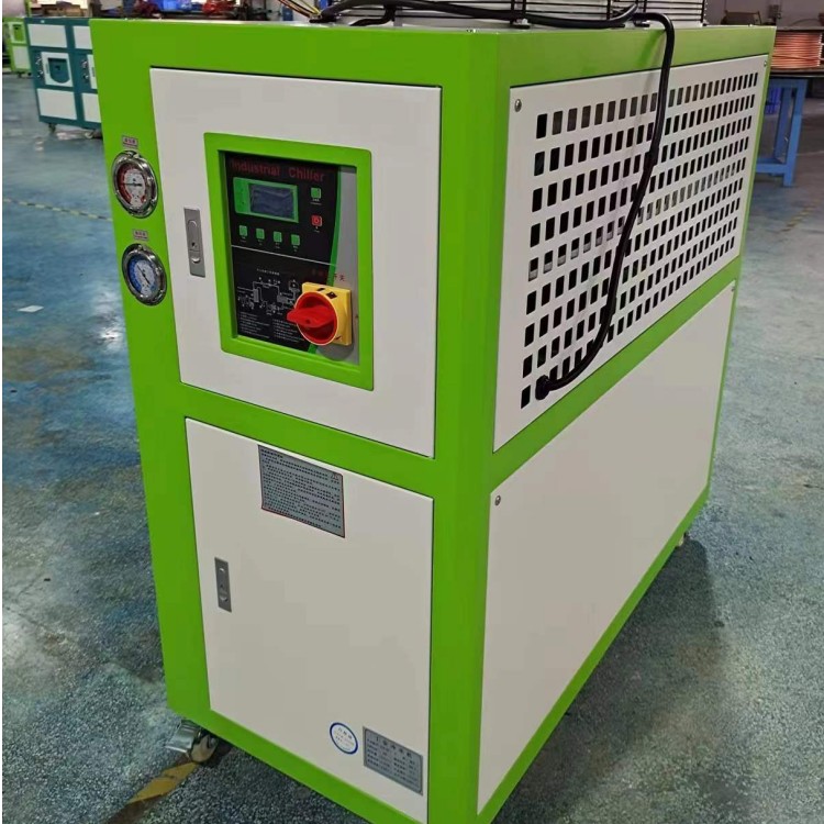 5HP Industrial Water Chiller Water Screw Scroll Centrifugal Compressor PLC Microcomputer Controller