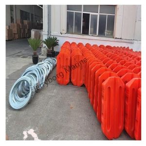 HDPE pipe floater warning floating barrier line