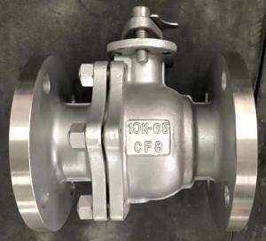 Quality JIS10K Stainless steel CF8 floating ball valve for sale