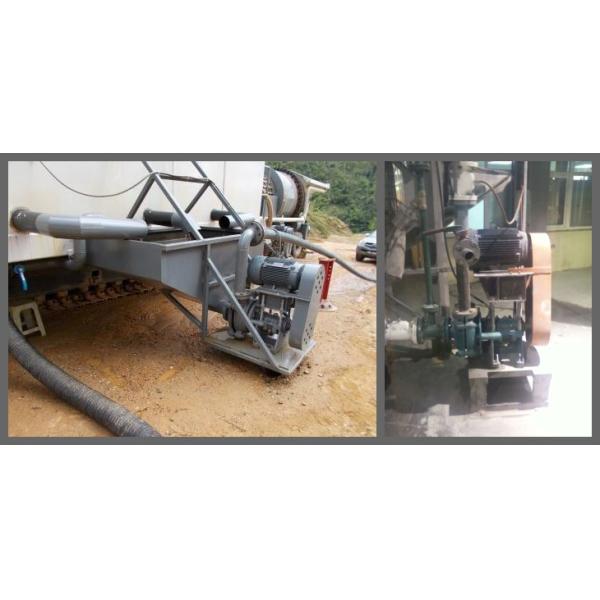 Black Rubber Lined Horizontal Slurry Pump With Closed Impeller