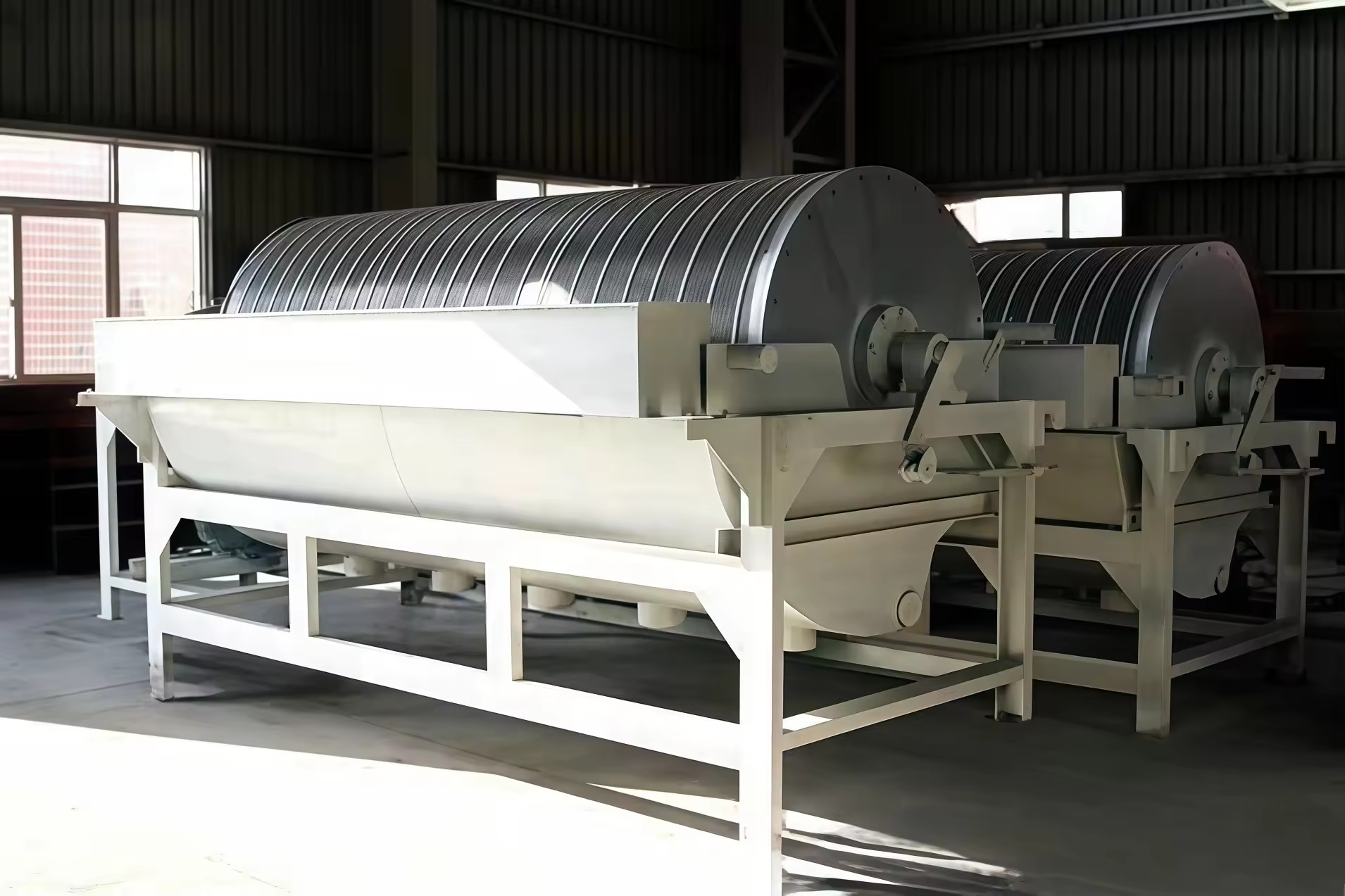 High Capacity Magnetic Drum Concentrator For Mineral Processing