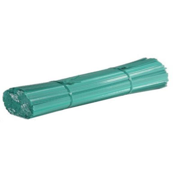 Quality Green PVC Coated Cut Striaght Wire 250mm length for sale