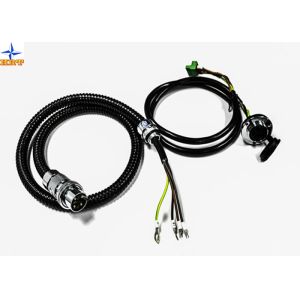 AC Power Custom Cable Assemblies For Machine / Electrical Device