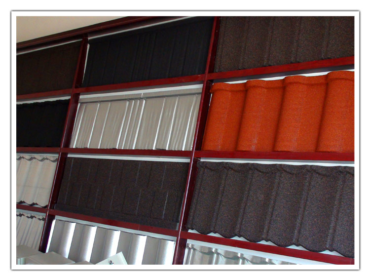 Glazed zinc stone coating roof antique tiles color coated glazed steel making machine