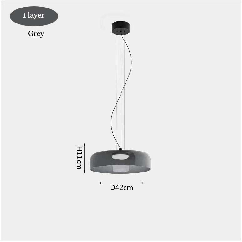 Nordic Simple Colorful Glass Restaurant Pendant Lamps For Bar Living Dining Room Hanging Light(WH-AP-557)