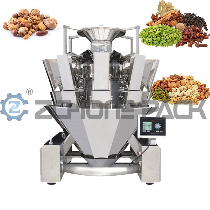 Quality Packaging Machine Accessories Ten Head Scale Particle Weighing Device for sale