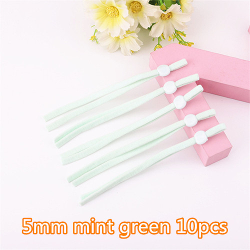 5mm flat adjustable elastic band earloop cord for facemask earloop strap