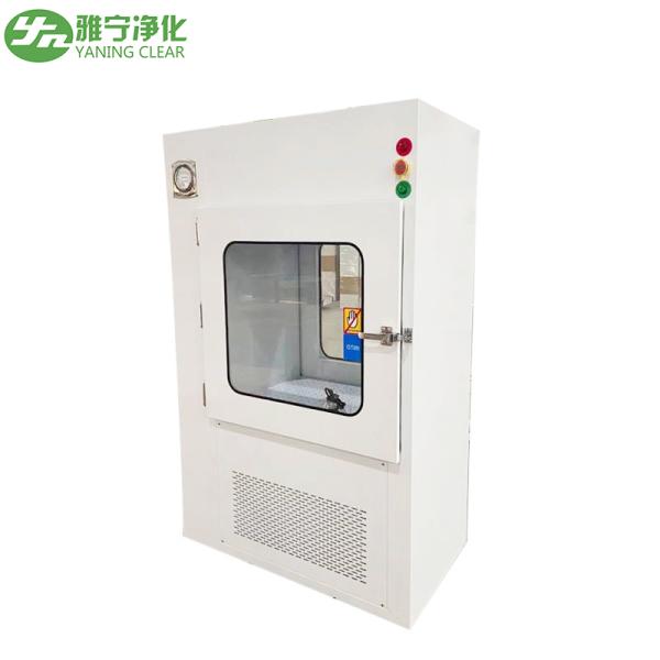 Coated Roll Steel Frame Cleanroom Pass Box For Precision Electronics Industry