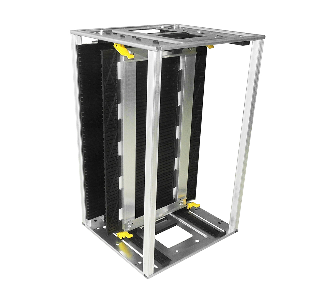 3.0mm Depth 125 Degree 100KG Capacity ESD Magazine Rack