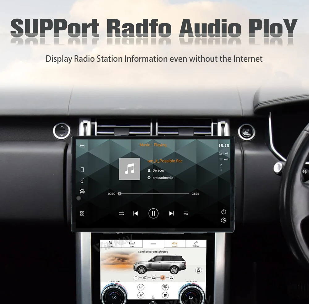 Android Auto Car Radio For Range Rover Vogue L405 2013-2017 Carplay GPS Navigation Multimedia Stereo Player Head Unit