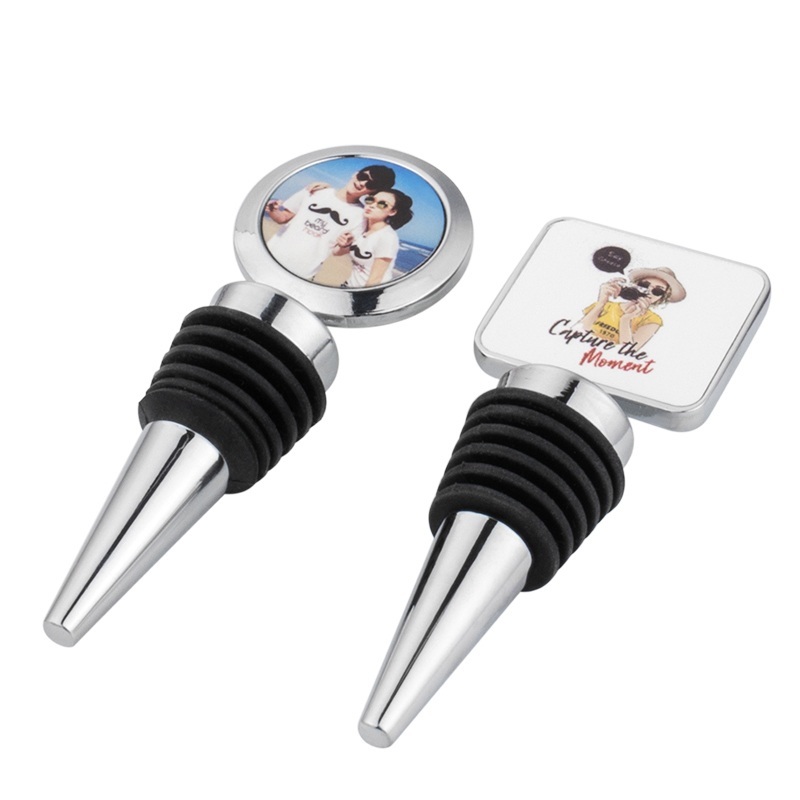 Quality Various Shapes Custom Sublimation Wine Bottle Stopper for sale