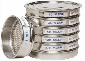 Quality 304 Stainless Steel Wire Mesh Lab Test Sieve 10 Mesh for sale
