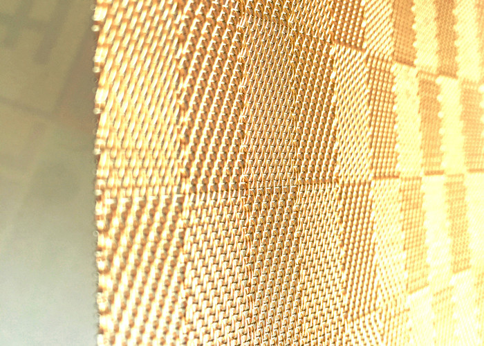 Custom Brass Wire Mesh For Retail Backdrops
