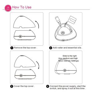 Simulation Marble Texture Electric Aroma Diffuser