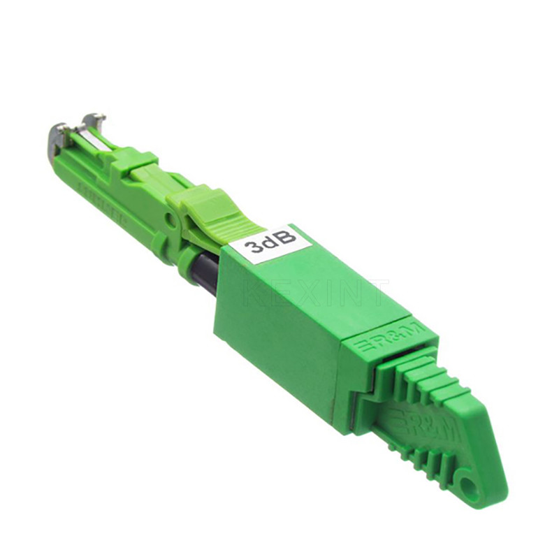 Quality E2000 APC FTTH SM Fiber Optic Attenuator Ceramic Ferrule for sale