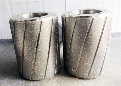 Milling Groove Diamond Dressing Roller For Drum Brake Pad Grinding