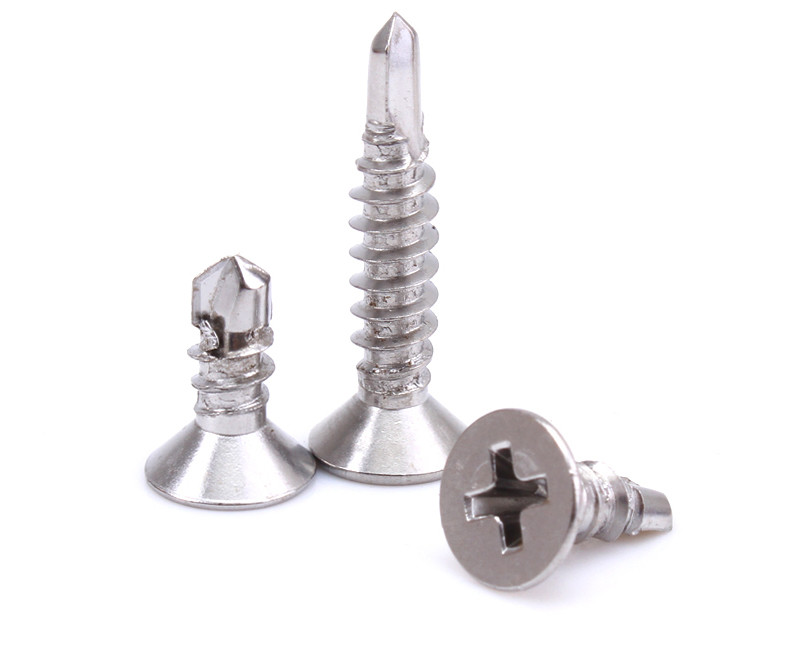 410 Stainless Steel Phillips Drive Countersunk Head Drilling Tapping Screws