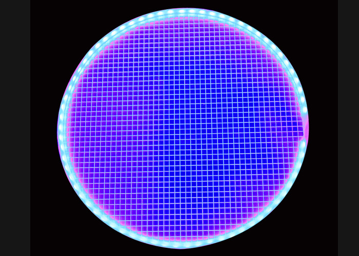 Round Clear Acrylic Light Diffuser Sheet , Led Light Guide Panel ROHS Certificated
