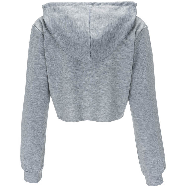 Women's Sexy Long Sleeve Hoodie with Openwork Design Casual Style in Multiple Colors