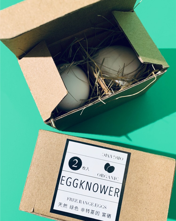 Recyclable Gift Quail Egg Packing Box Custom For Farm Cardboard Paper