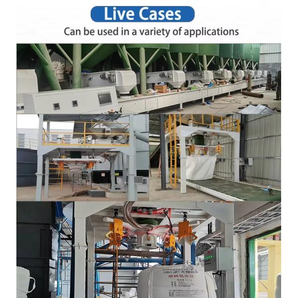 RST Clay Fine Granule Packaging Machine Valve Bulk Bag Packing Machine 400KG