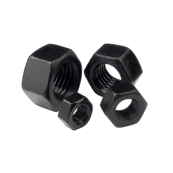 Black Oxide Steel DIN934L Class 8 Left-Hand Threaded Hexagon Nuts Hex Nuts