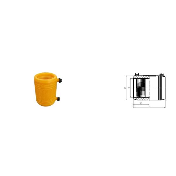 PE100 DN25-DN400 PE Electrofusion Orange Socket Coupler