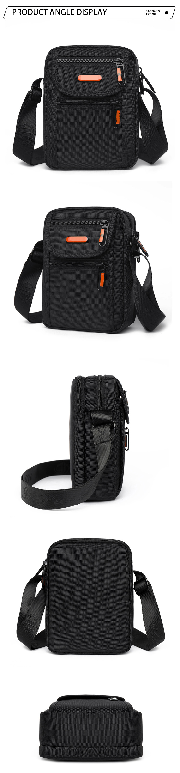 Men's Casual Messenger Bags Custom Logo Shoulder Bags